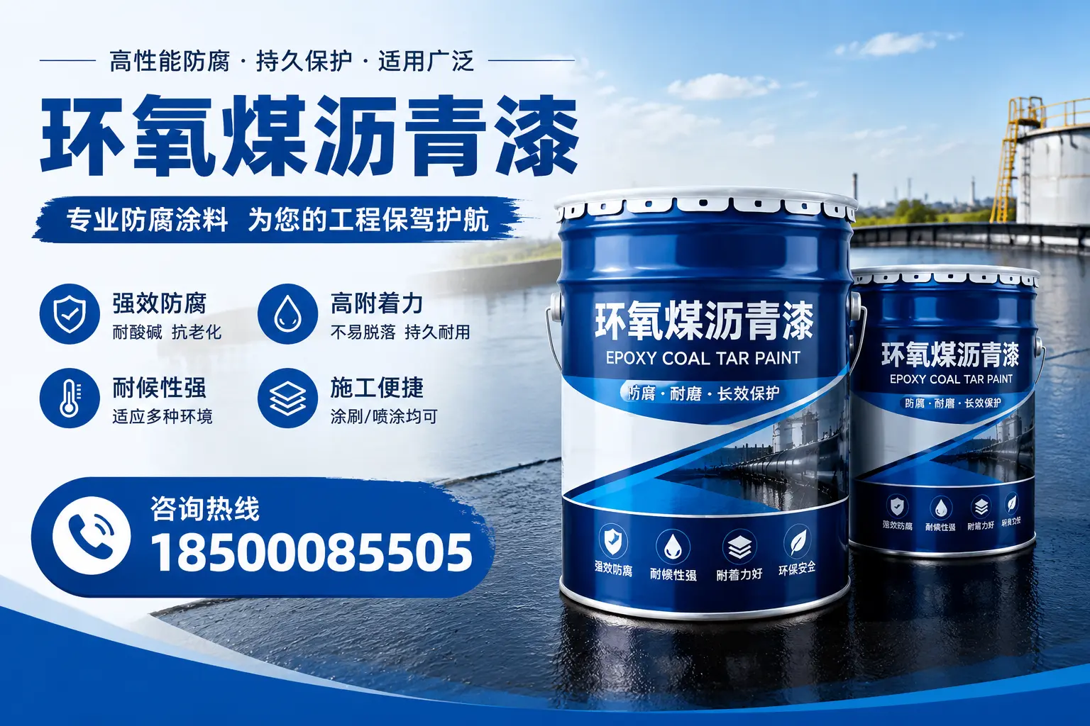 环氧煤沥青漆与其他漆类的比较，濮阳用户的选择依据